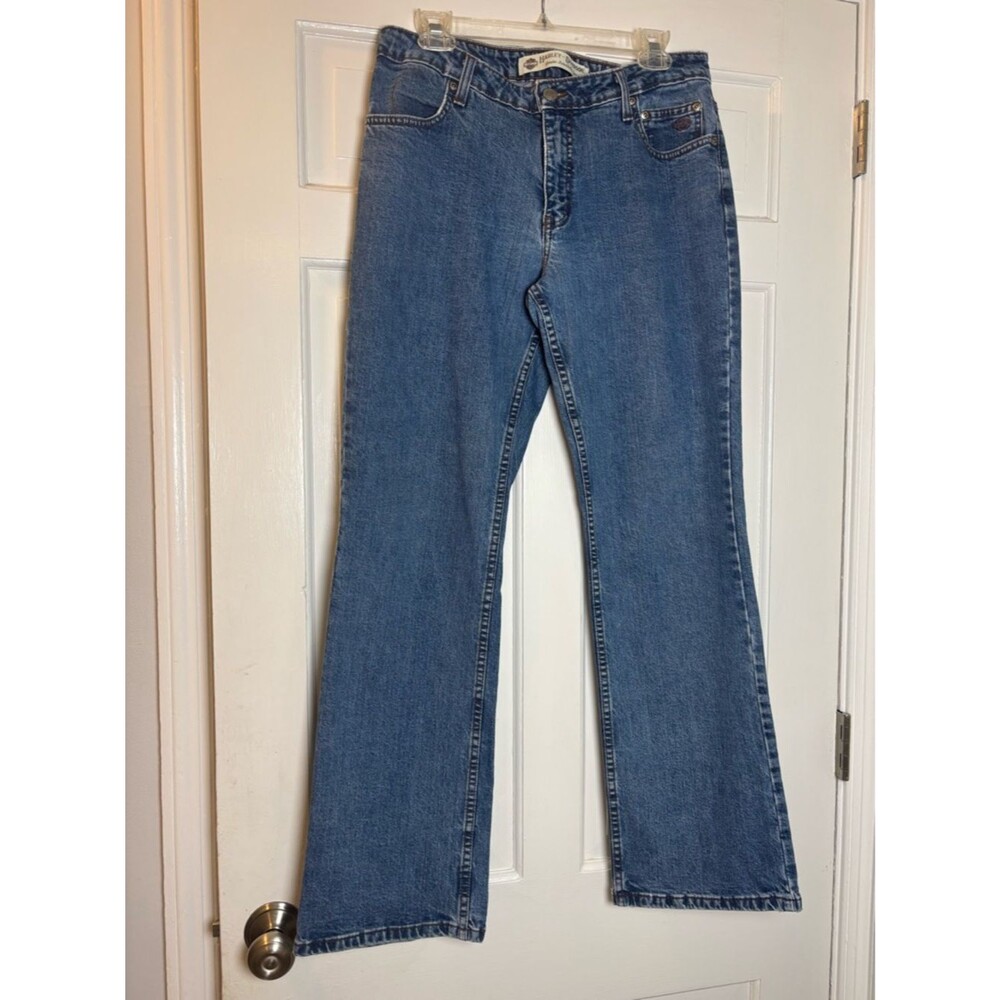 Harley-Davidson Medium Blue Flare Jeans